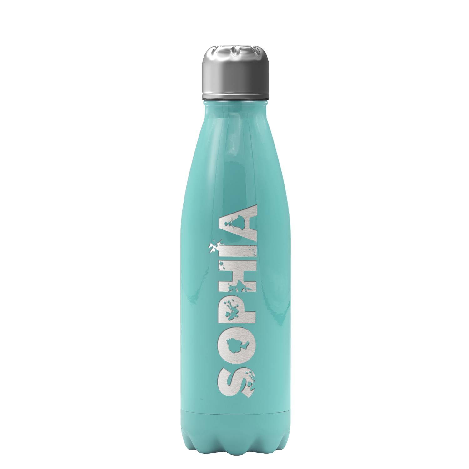Cuptify Personalized on Seafoam Gloss 17 oz Cola Can Bottle