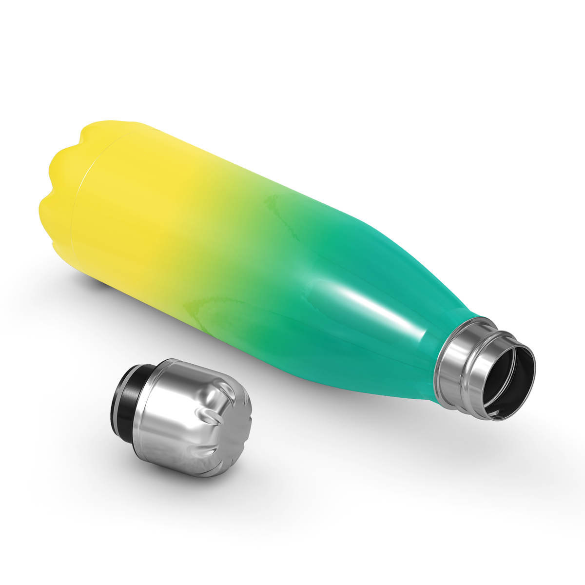 Tropical Ombre 17oz Retro Water Bottle