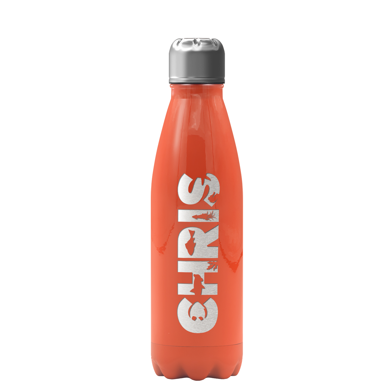 Cuptify Personalized on Vermilion Gloss 17 oz Cola Can Bottle