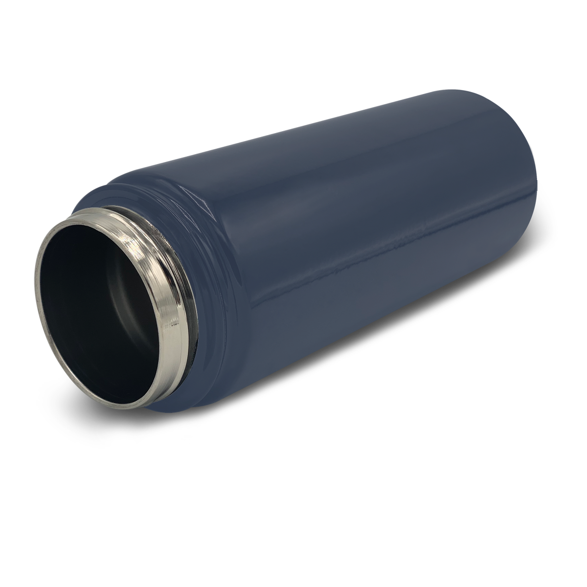 Cuptify Personalized Laser Engraved on Blue Gray Gloss 18 oz Bottle