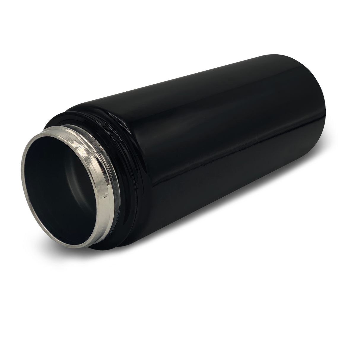 Cuptify Personalized Laser Engraved on Black Gloss 18 oz Bottle