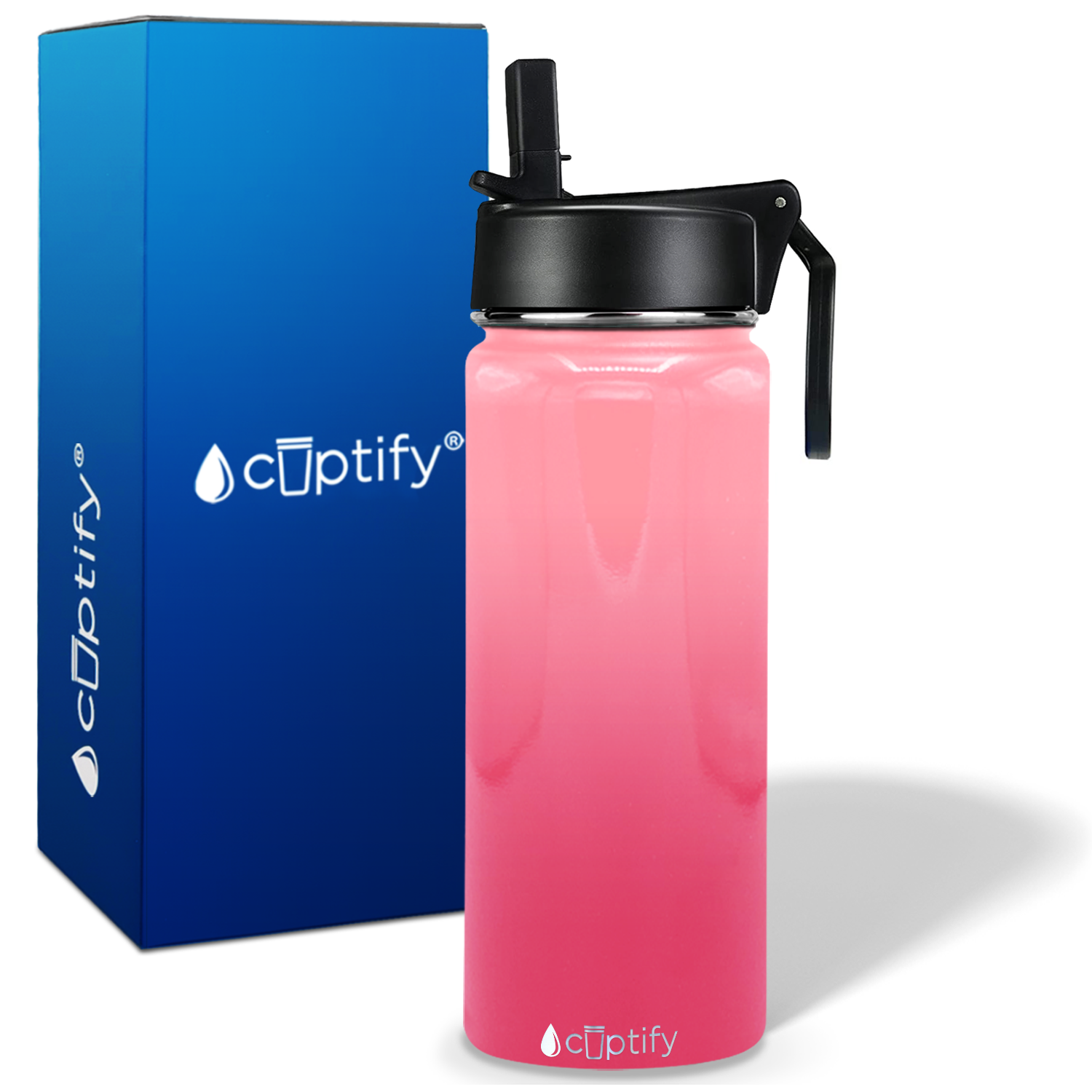 Blossom Ombre 18oz Wide Mouth Water Bottle