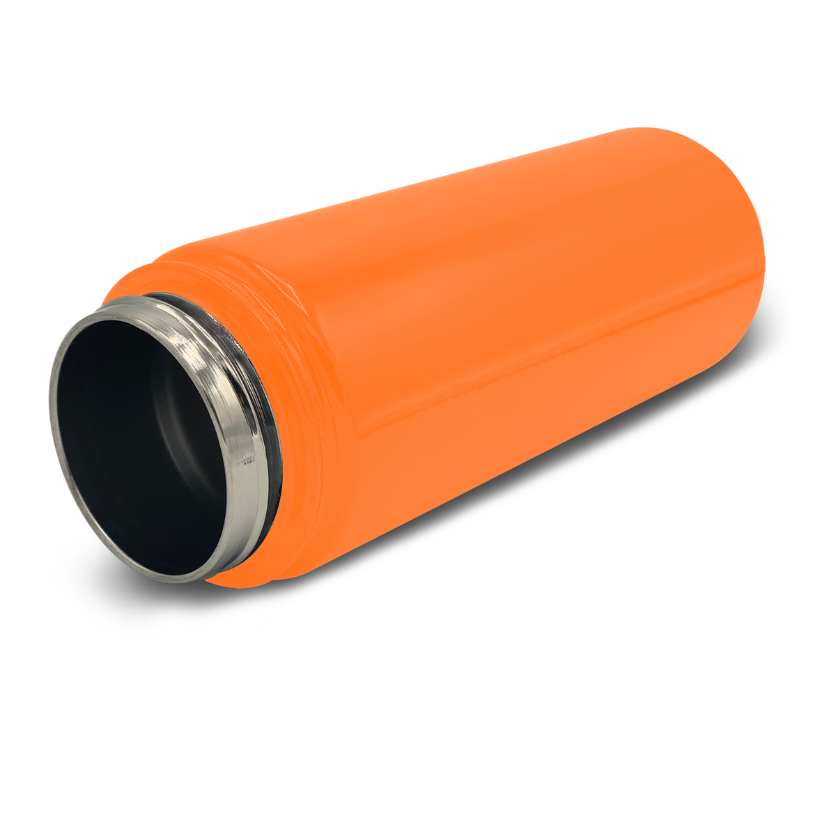 Cuptify Personalized Laser Engraved on Bright Orange Gloss 18 oz Bottle