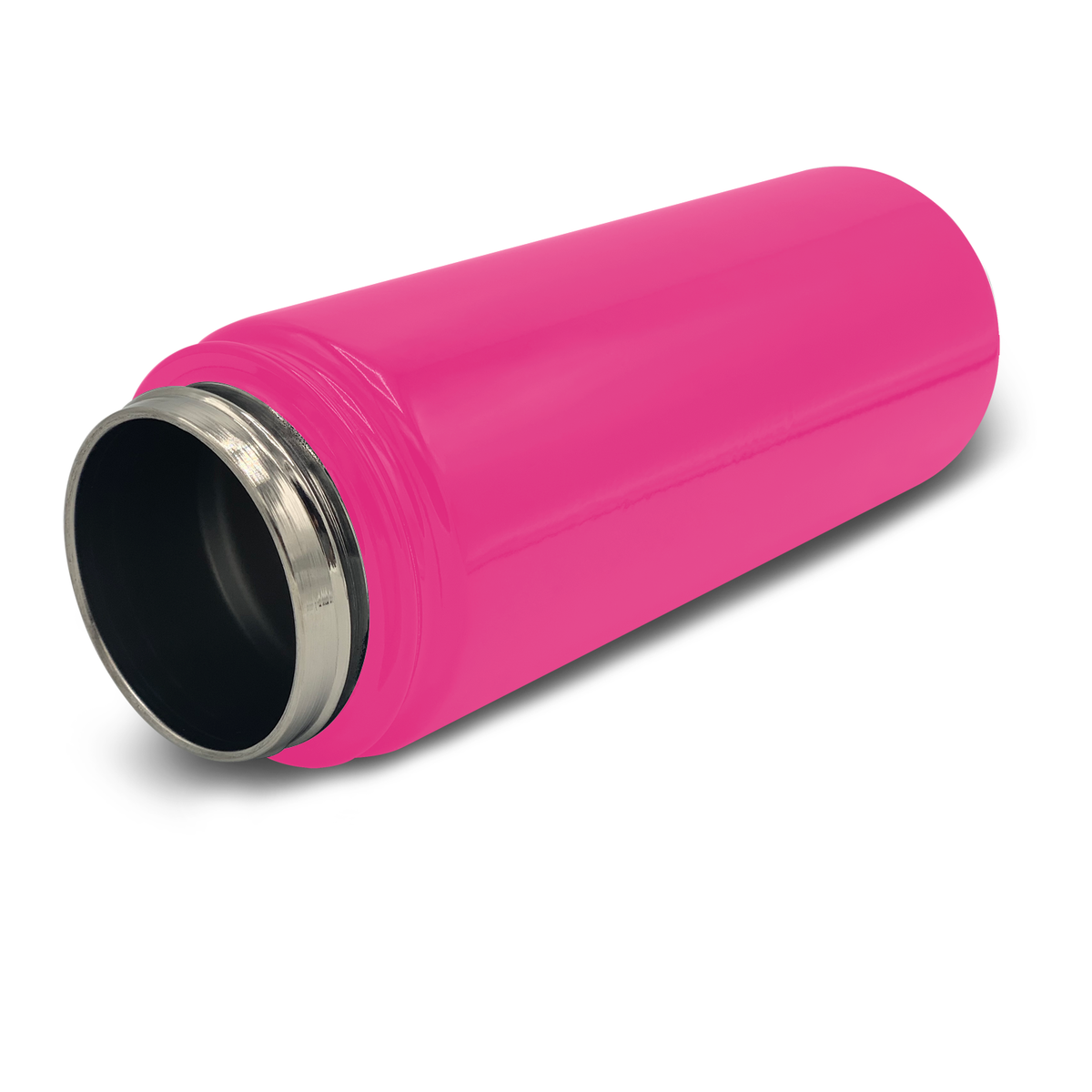 Cuptify Personalized Laser Engraved on Bright Pink Gloss 18 oz Bottle