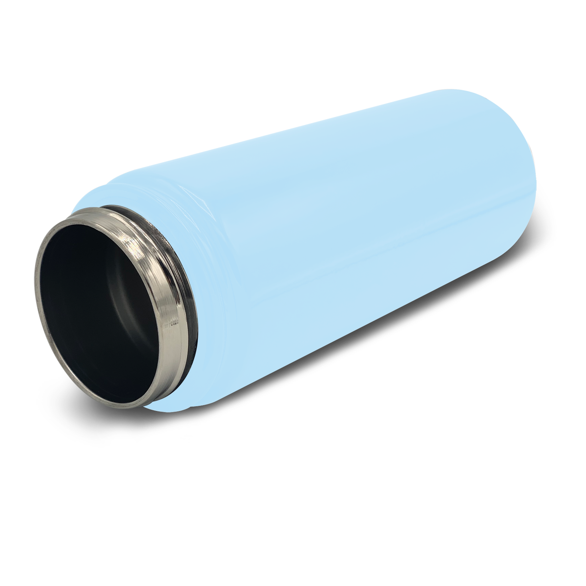 Cuptify Personalized Laser Engraved on Pastel Blue Gloss 18 oz Bottle