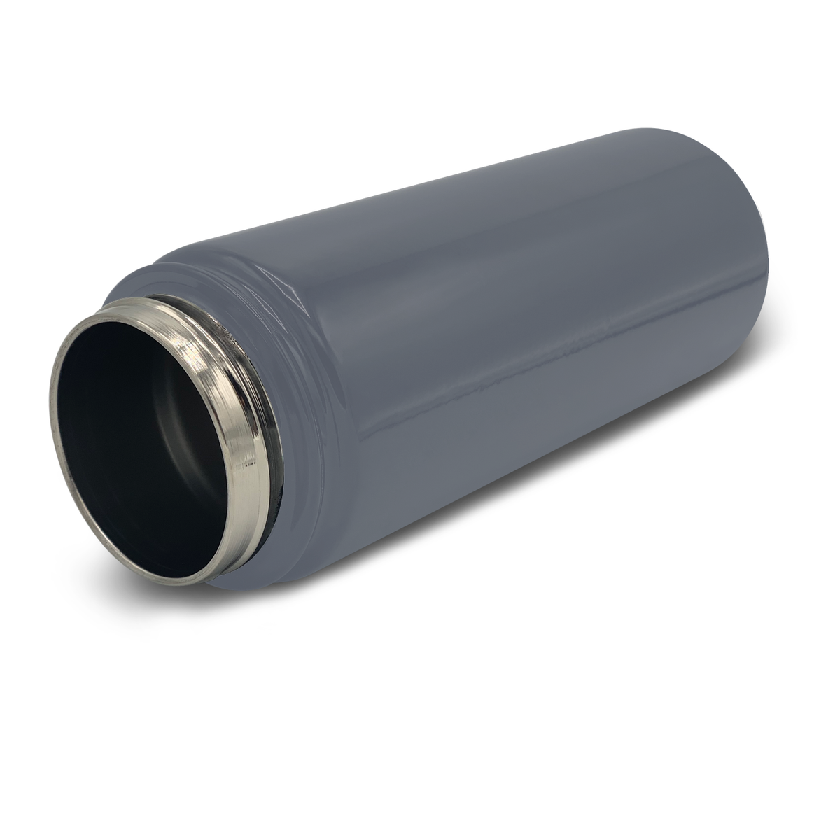 Cuptify Personalized Laser Engraved on Periwinkle Gray Gloss 18 oz Bottle