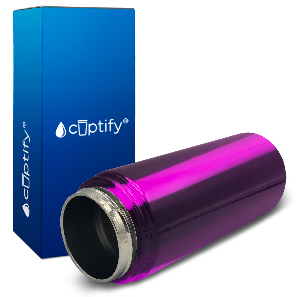 Pink Translucent 18oz Wide Mouth Water Bottle