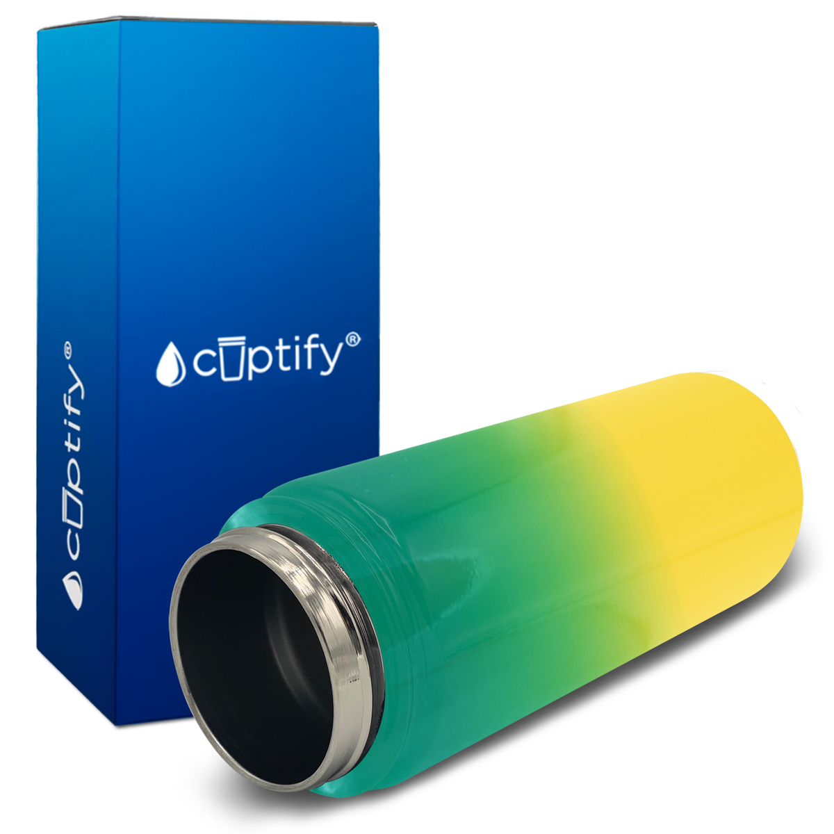 Tropical Ombre 18oz Wide Mouth Water Bottle