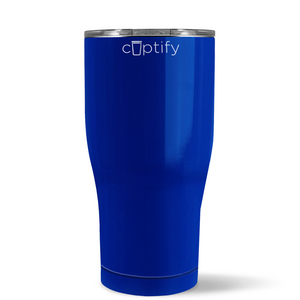 Blue Gloss 20 oz Curve Tumbler