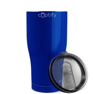 Blue Gloss 20 oz Curve Tumbler