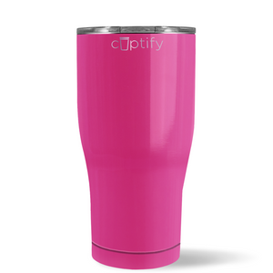 Bright Pink Gloss 20 oz Curve Tumbler