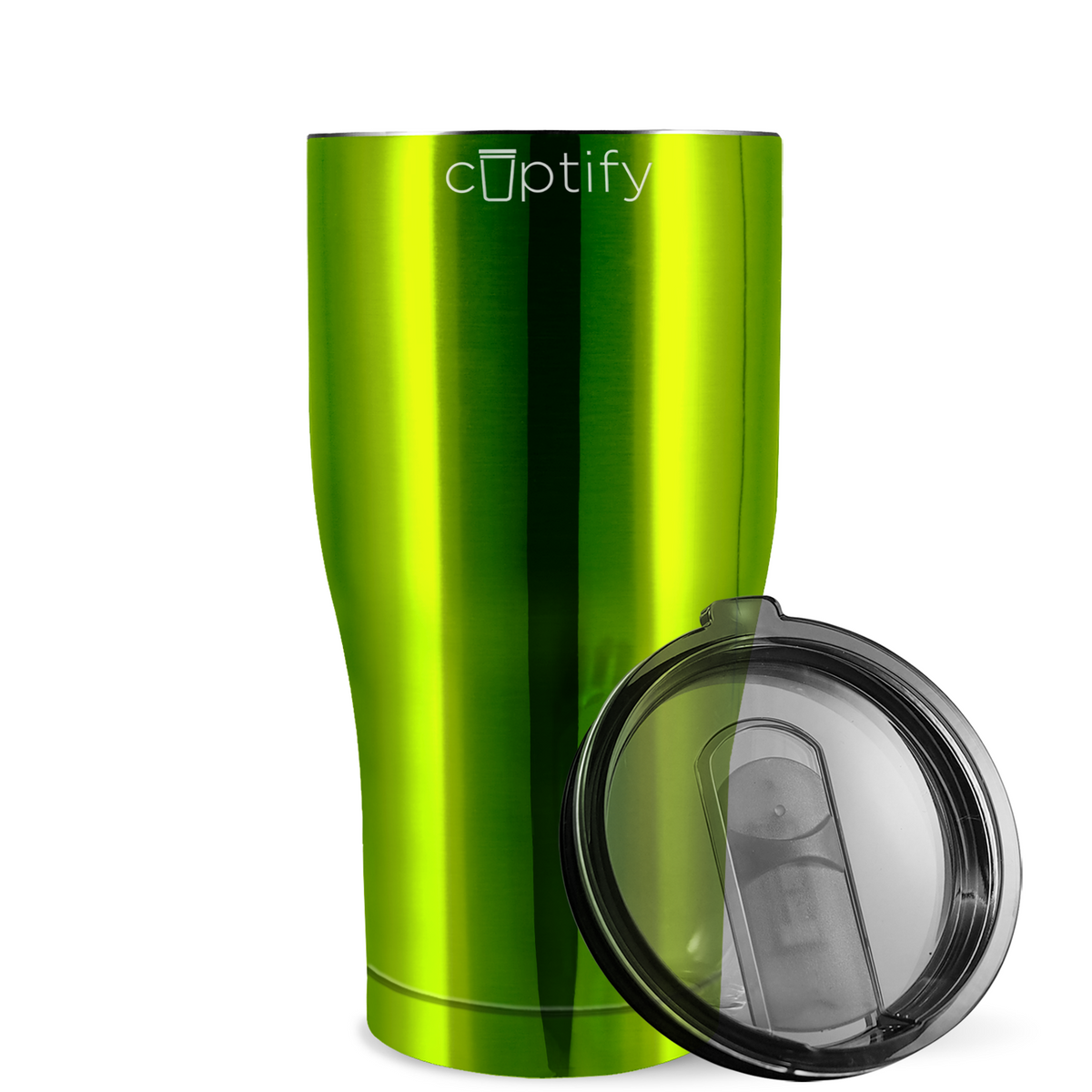 Green Apple Translucent 20oz Curve Tumbler