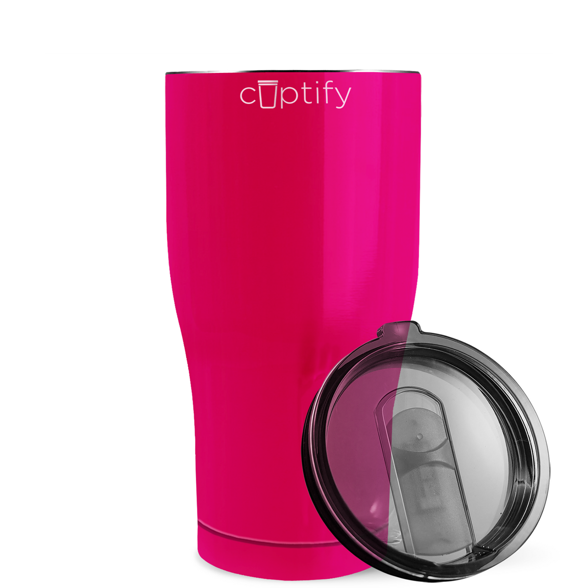 Hot Pink Gloss 20oz Curve Tumbler