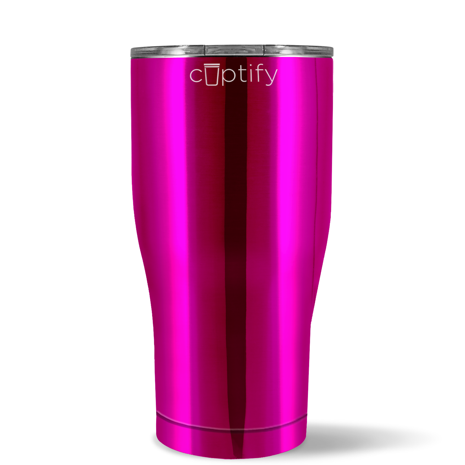 Pink Translucent 20oz Curve Tumbler