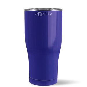 Purple Gloss 20 oz Curve Tumbler