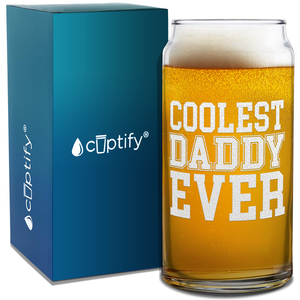  Coolest Daddy Ever Etched on Glass