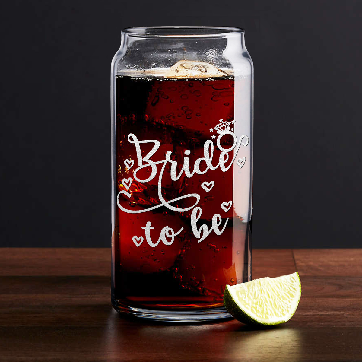  Bride To Be Etched on Glass