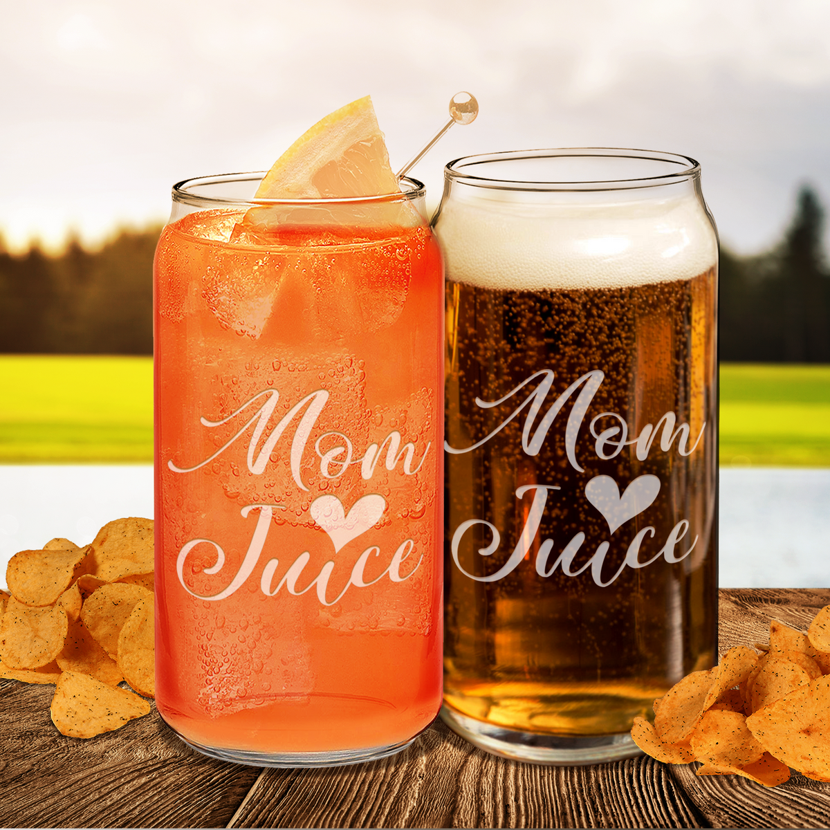  Mom Juice Etched on Glass