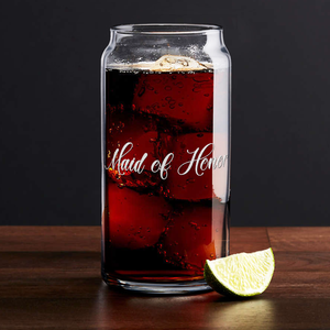  Maid Of Honor Etched on Glass