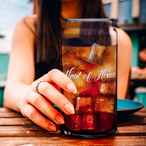  Maid Of Honor Etched on Glass