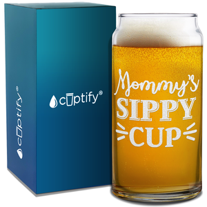  Mommy's Sippy Cup Etched on Glass
