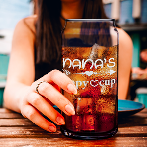  Nana's Sippy Cup Etched on Glass