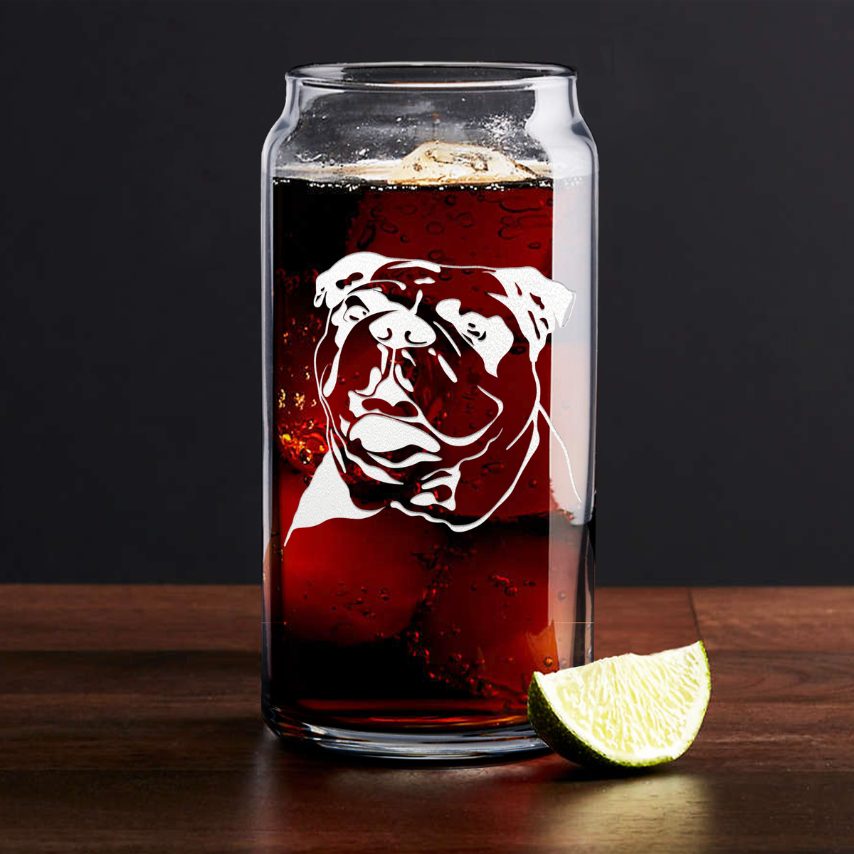 Bulldog Head Glass