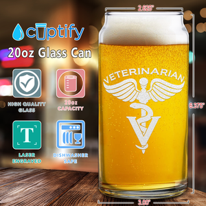 Veterinarian Etched Glass