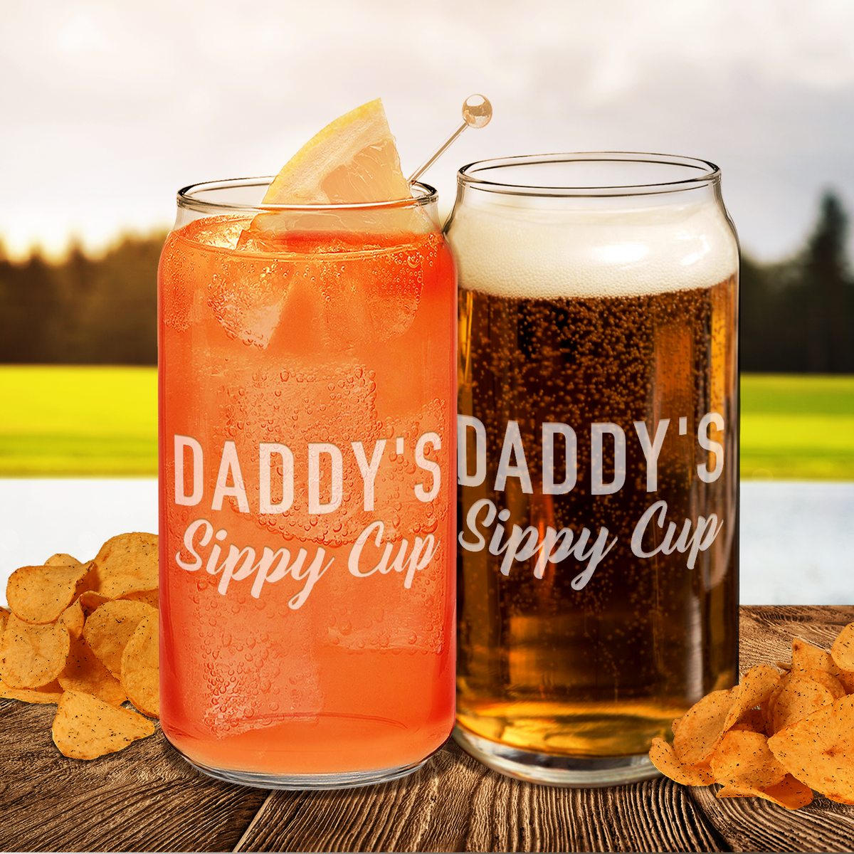  Daddy's Sippy Cup Glass