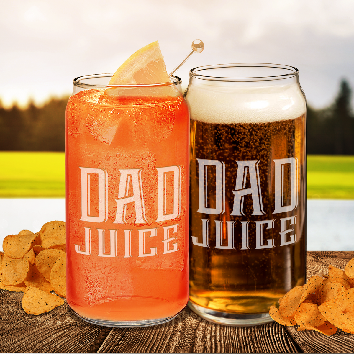  Dad Juice Glass