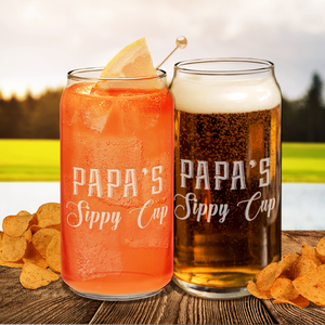  Papa's Sippy Cup Glass