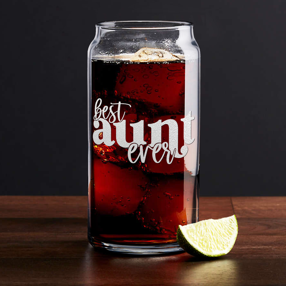  Best Aunt Ever Etched on Glass