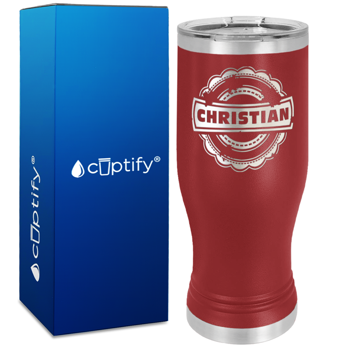 Personalized Asperous Engraved on 20oz Pilsner