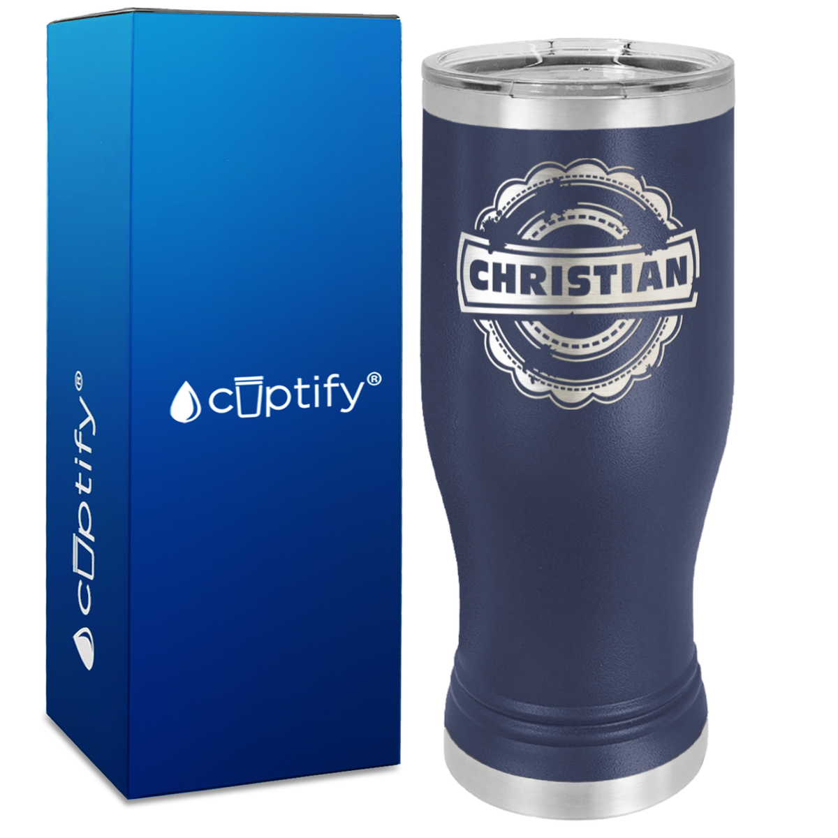 Personalized Asperous Engraved on 20oz Pilsner