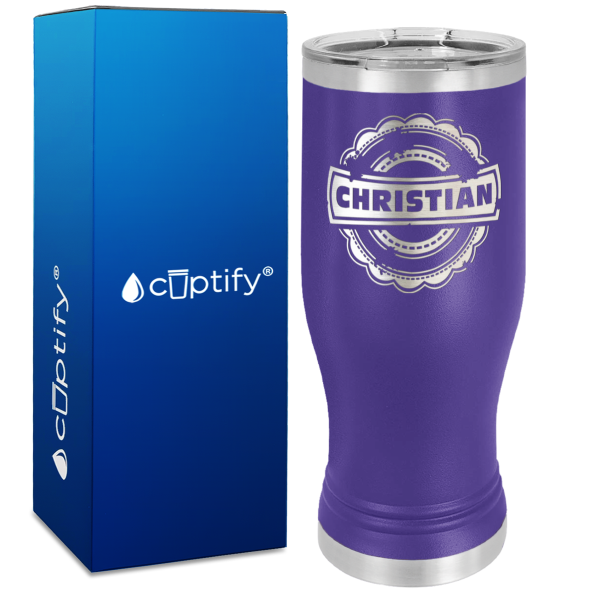 Personalized Asperous Engraved on 20oz Pilsner