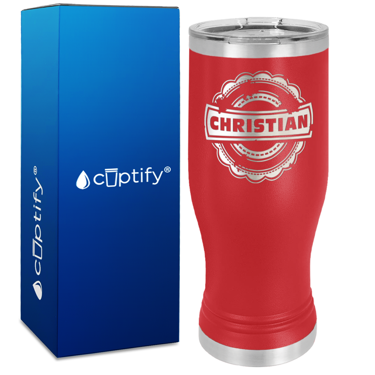 Personalized Asperous Engraved on 20oz Pilsner