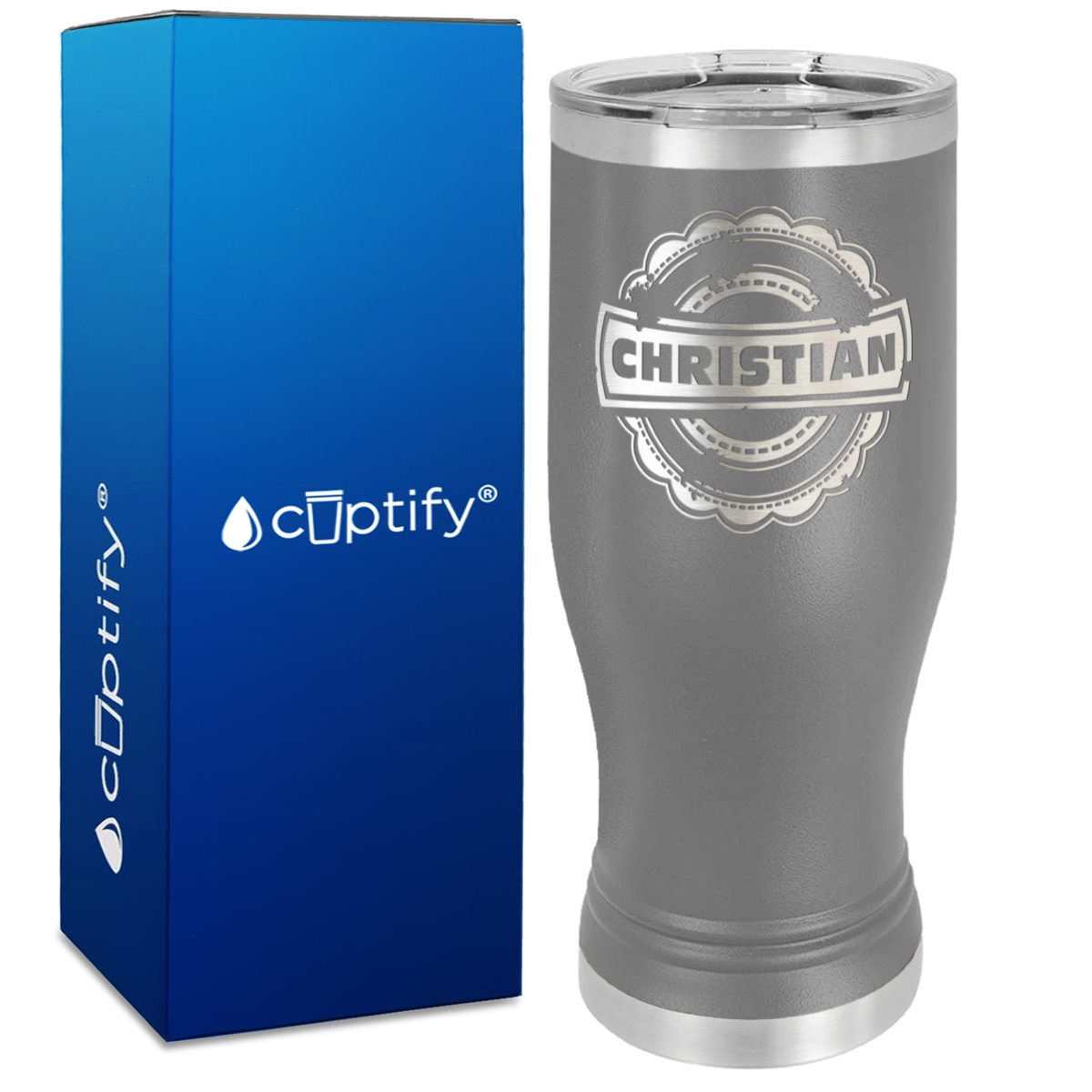 Personalized Asperous Engraved on 20oz Pilsner