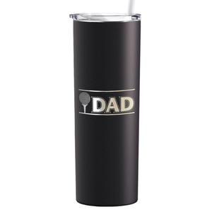 Golf Dad with Golf Ball Laser Engraved on Stainless Steel Golf Tumbler