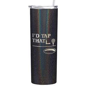 I'd Tap That Golf Ball Laser Engraved on Stainless Steel Golf Tumbler