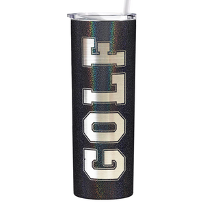 Golf Laser Engraved on Stainless Steel Golf Tumbler