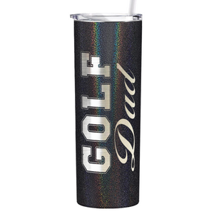 Golf Dad Laser Engraved on Stainless Steel Golf Tumbler