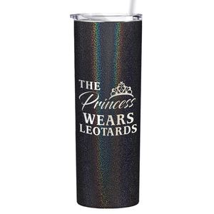 This Princess Wears Leotards Laser Engraved on Stainless Steel Gymnastics Tumbler