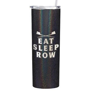 Eat Sleep Row Crew Laser Engraved on Stainless Steel Crew Tumbler