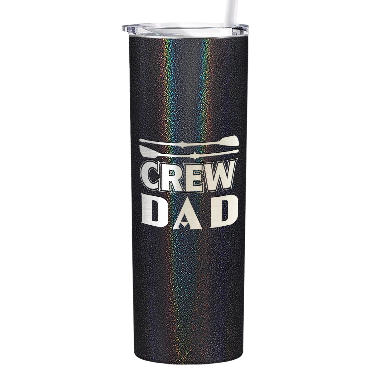 Crew Dad Laser Engraved on Stainless Steel Crew Tumbler