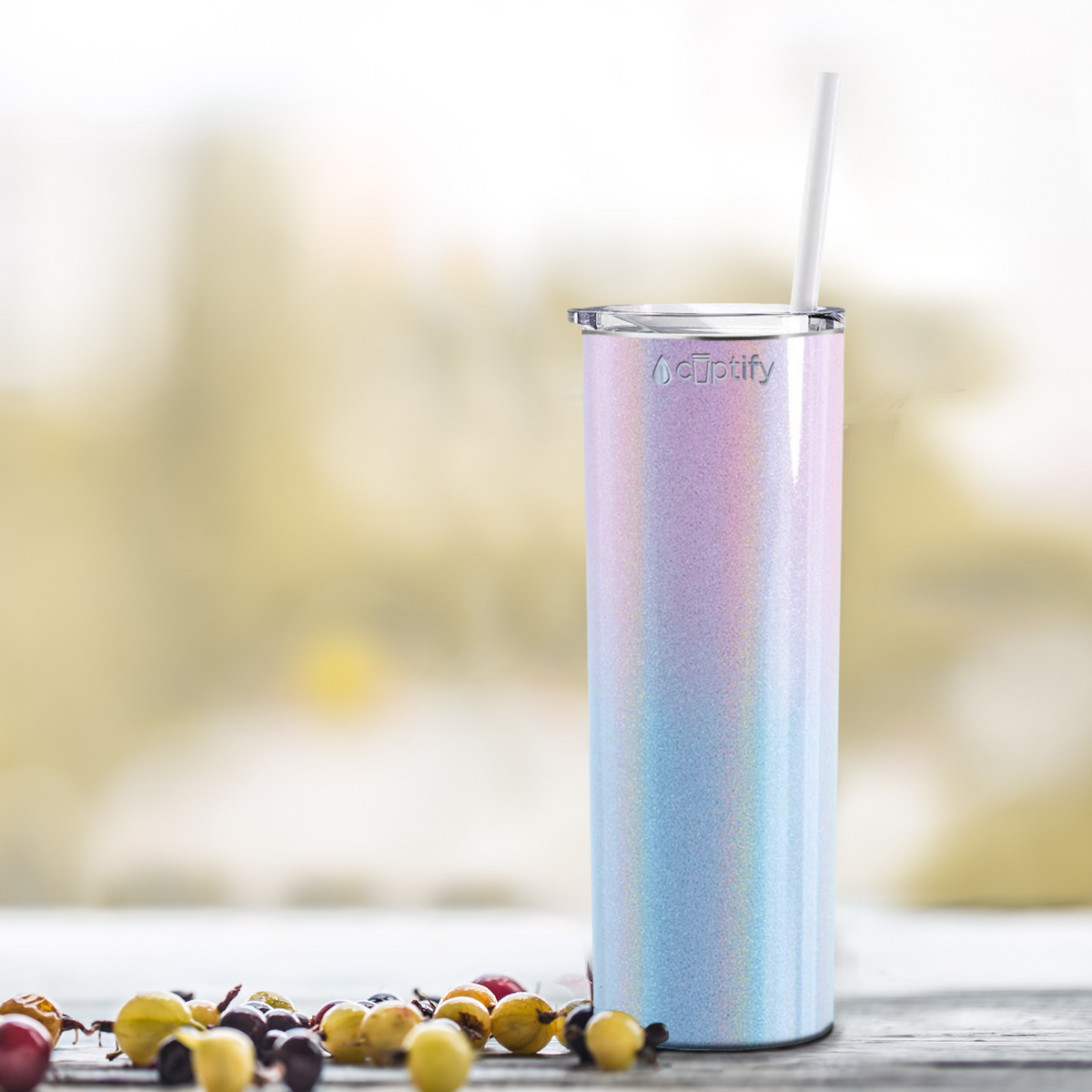  Cotton Candy Ombre Skinny Tumbler