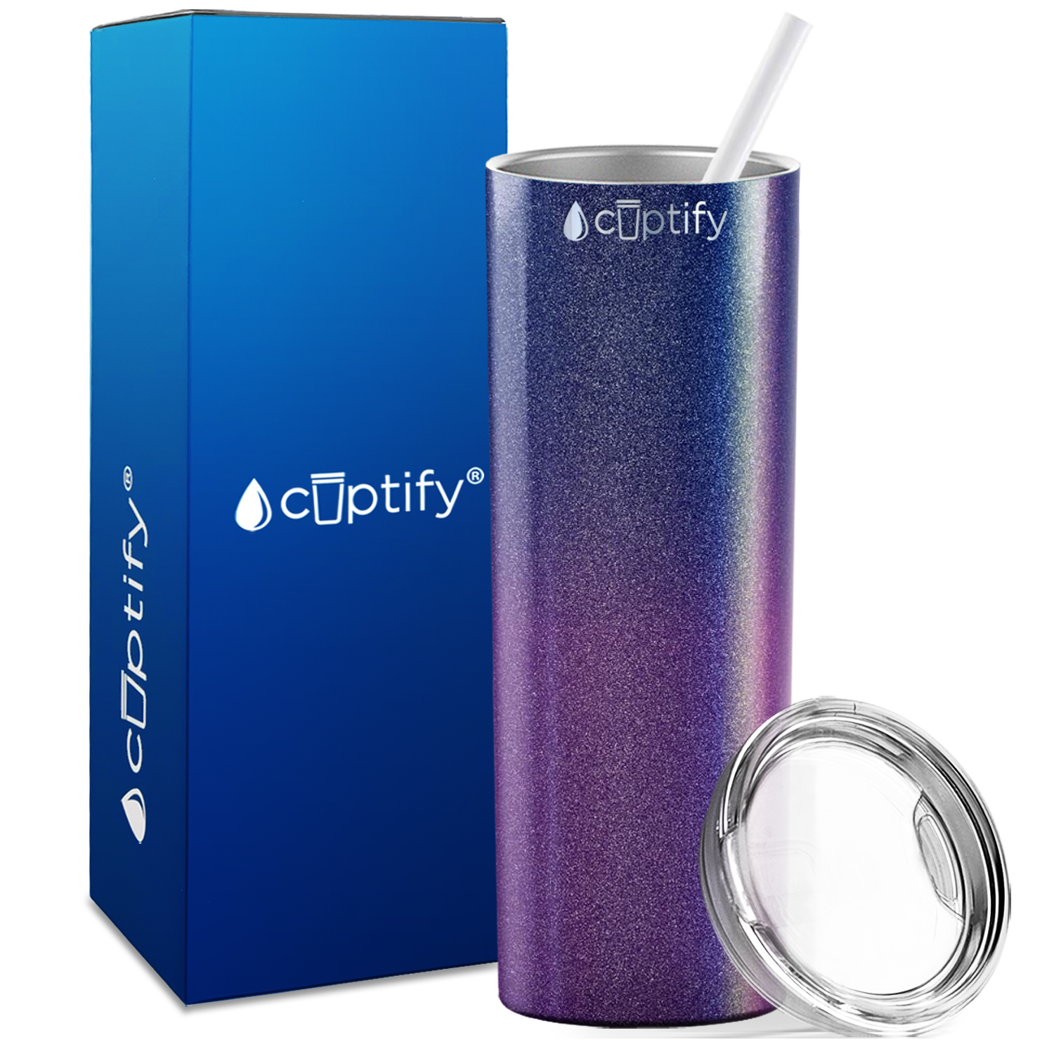  Galaxy Ombre Skinny Tumbler