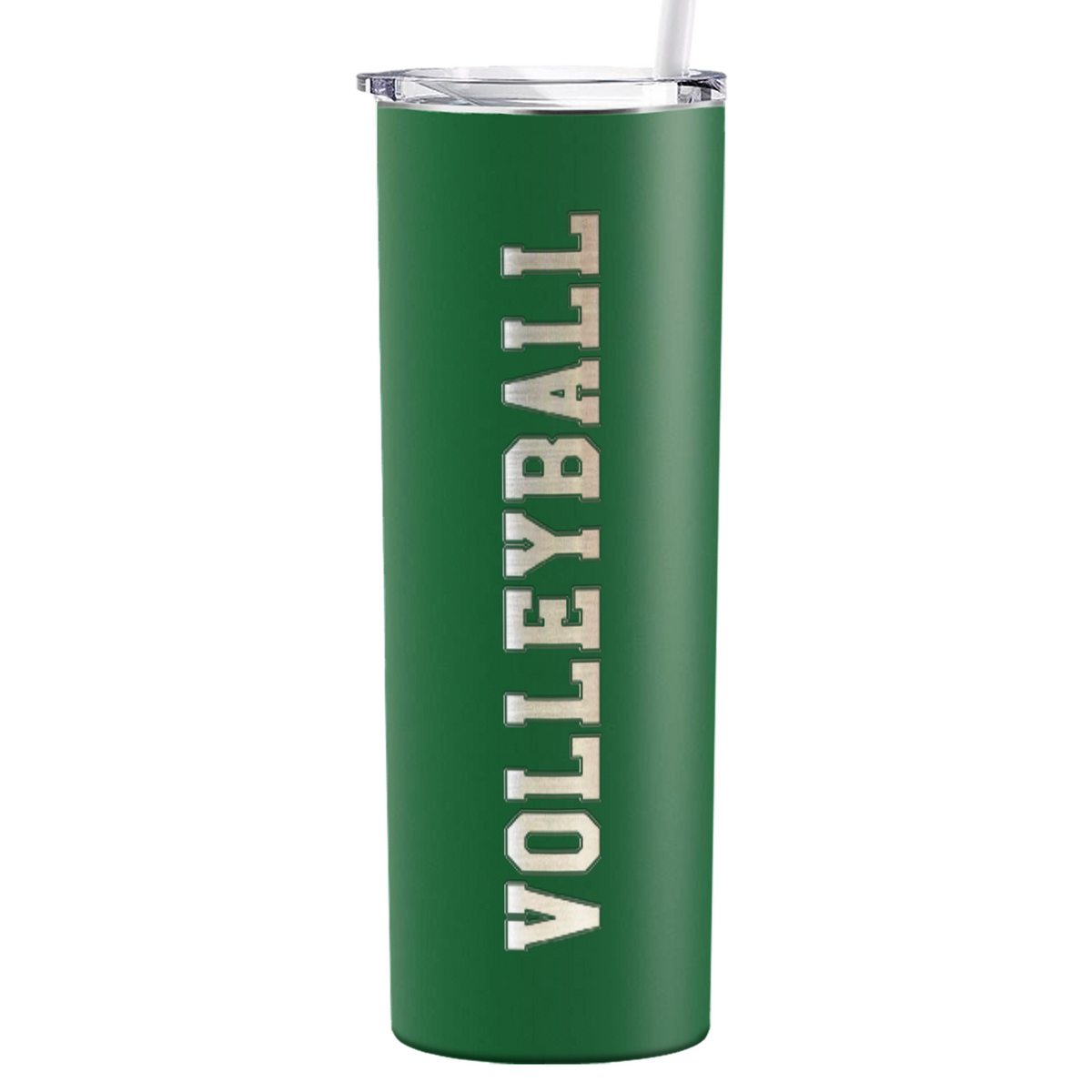 Volleyball Laser Engraved on Stainless Steel Volleyball Tumbler