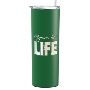 Gymnastics Life Laser Engraved on Stainless Steel Gymnastics Tumbler