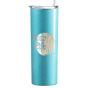 Golf Life Laser Engraved on Stainless Steel Golf Tumbler