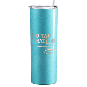 I'd Tap That Golf Ball Laser Engraved on Stainless Steel Golf Tumbler